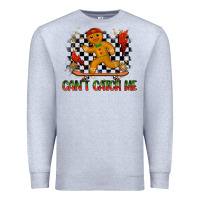 Heather Grey gingerbread cant catch me Premium Sweatshirt - MaliasSmallBusiness