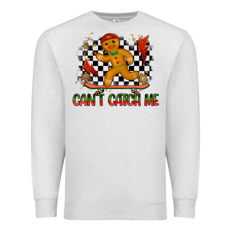Gingerbread Cant Catch Me Premium Sweatshirt by MaliasSmallBusiness | Teevron