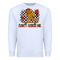 White gingerbread cant catch me Premium Sweatshirt - MaliasSmallBusiness