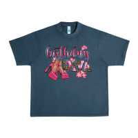 Midnight Navy birthday diva Urban Heavy Tee - AdoDesignShop