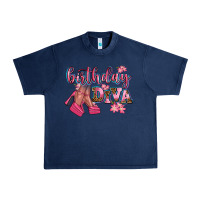 Navy birthday diva Urban Heavy Tee - AdoDesignShop
