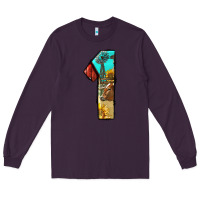Plum farm life alphabet numbers 1 Long Sleeve Tee - BundleAndBundleShop