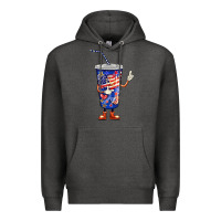Charcoal Heather 4th of july coca Premium Hoodie - BarkalooDesign