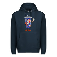 Navy 4th of july coca Premium Hoodie - BarkalooDesign