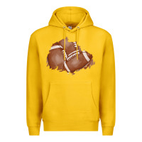 Lemon football patch Premium Hoodie - AdoDesignShop