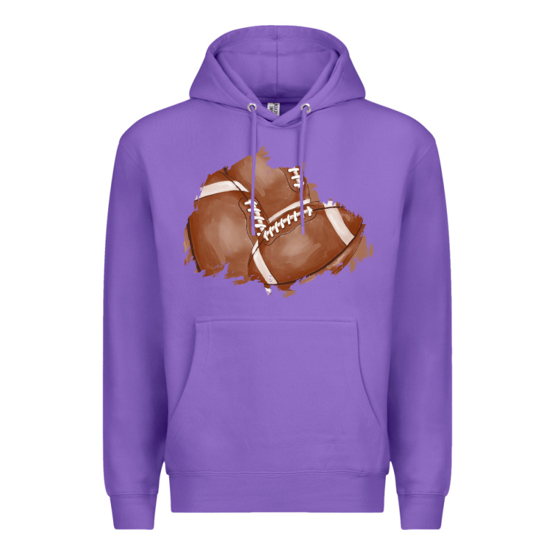 Football Patch Premium Hoodie by AdoDesignShop | Teevron