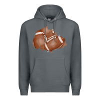 Rock football patch Premium Hoodie - AdoDesignShop