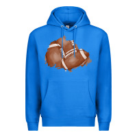 True Royal football patch Premium Hoodie - AdoDesignShop