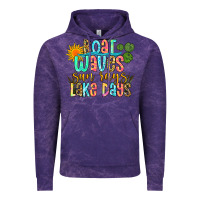 Cloud Purple boat waves sun rays lake days Vintage Hoodie - Zillion Design Studio