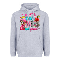 Heather Grey little miss second grade Heavyweight Hoodie - NancyCooperArtShop