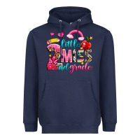 Navy little miss second grade Heavyweight Hoodie - NancyCooperArtShop