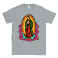 Heather Grey our lady of guadalupe Classic Tee - JahusDesignShop