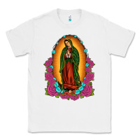 White our lady of guadalupe Classic Tee - JahusDesignShop