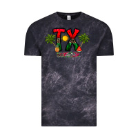 Cloud Black texas summer Vintage Tee - CowhideDigitalArt