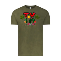 Vintage Olive texas summer Vintage Tee - CowhideDigitalArt
