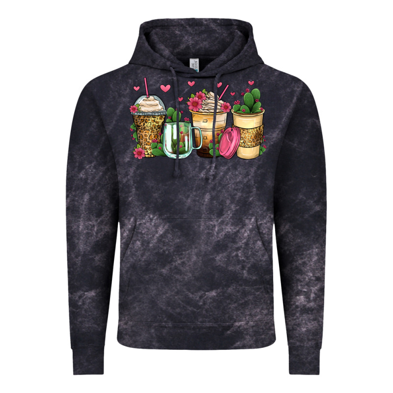 Cactus Coffee Cups Vintage Hoodie by Zillion Design Studio | Teevron