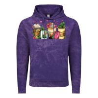 Cloud Purple cactus coffee cups Vintage Hoodie - Zillion Design Studio