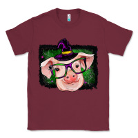 Burgundy pig halloween Classic Tee - RanaPortraitStore