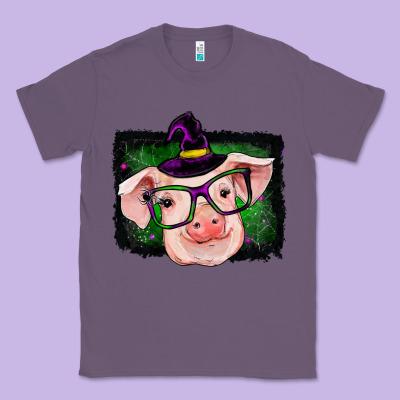 Pig Halloween Classic Tee Designed By Ranaportraitstore