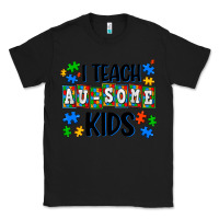 Black i teach ausome kids Classic Tee - AdoDesignShop