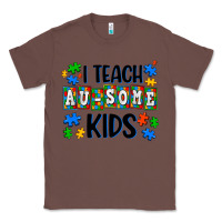Chestnut i teach ausome kids Classic Tee - AdoDesignShop