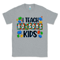 Heather Grey i teach ausome kids Classic Tee - AdoDesignShop