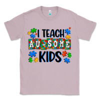 Lilac i teach ausome kids Classic Tee - AdoDesignShop