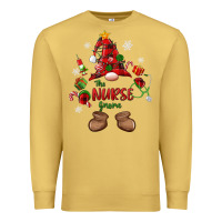 Antique Gold the nurse gnome christmas Premium Sweatshirt - MaliasSmallBusiness