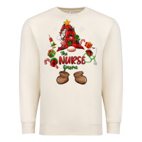 Sandshell the nurse gnome christmas Premium Sweatshirt - MaliasSmallBusiness