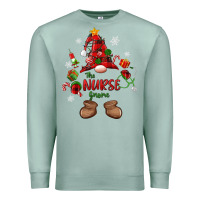 Seafoam the nurse gnome christmas Premium Sweatshirt - MaliasSmallBusiness