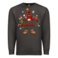 Smoke the nurse gnome christmas Premium Sweatshirt - MaliasSmallBusiness