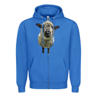 True Royal hampshire sheep head Zipper Hoodie - LillyAllenDesigns