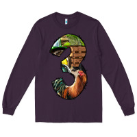 Plum farm life alphabet numbers 3 Long Sleeve Tee - BundleAndBundleShop