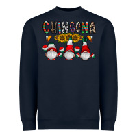 Navy Chingona Heavyweight Sweatshirt - CowhideDigitalArt