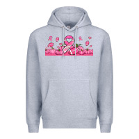 Heather Grey breast cancer american football Premium Hoodie - Jasminsmagicworld