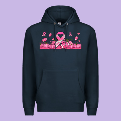 Breast Cancer American Football Premium Hoodie Designed By Jasminsmagicworld