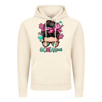 Vintage Artic cat mom messy bun Vintage Hoodie - Zillion Design Studio