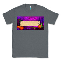 Charcoal Heather halloween witch custom license plate Classic Tee - BundleAndBundleShop