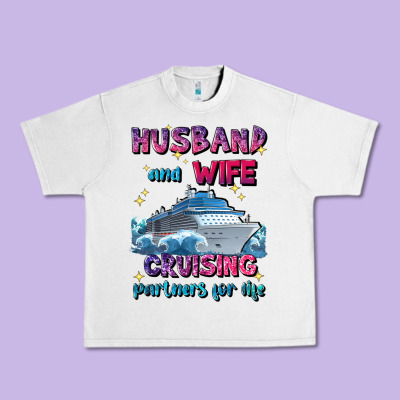Husband And Wife Cruising Partners For Life Urban Heavy Tee Designed By Jahusdesignshop