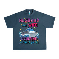 Midnight Navy husband and wife cruising partners for life Urban Heavy Tee - JahusDesignShop