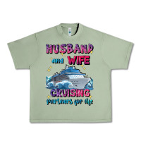 Oil Green husband and wife cruising partners for life Urban Heavy Tee - JahusDesignShop