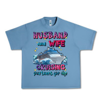 Pebble Blue husband and wife cruising partners for life Urban Heavy Tee - JahusDesignShop