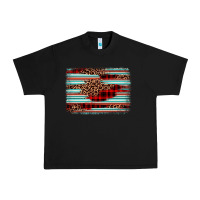 Black leopard serape background Urban Heavy Tee - BarkalooDesign