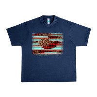 Navy leopard serape background Urban Heavy Tee - BarkalooDesign