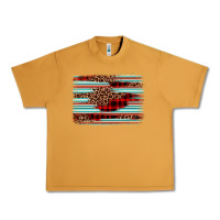 Peanut Butter leopard serape background Urban Heavy Tee - BarkalooDesign
