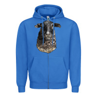 True Royal dorper sheep head Zipper Hoodie - LillyAllenDesigns