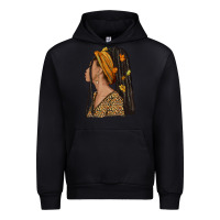 Black Fall afro woman Urban Hoodie - NancyCooperArtShop