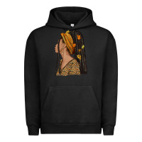 Pigment Black Fall afro woman Urban Hoodie - NancyCooperArtShop