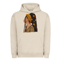 Fall Afro Woman Urban Hoodie | Teevron