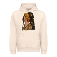 Sandshell Fall afro woman Urban Hoodie - NancyCooperArtShop